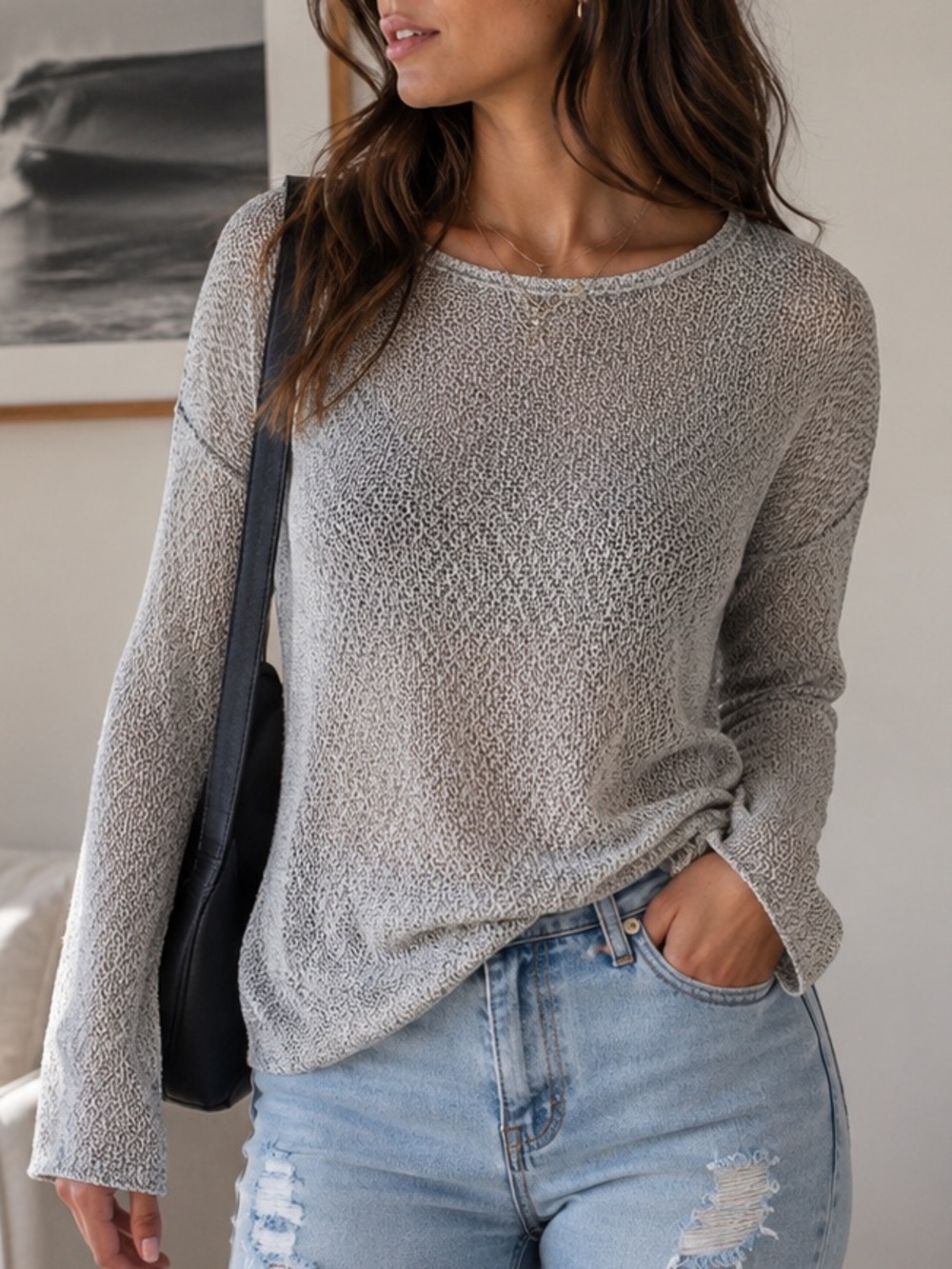 GARAGE | Light Grey Top